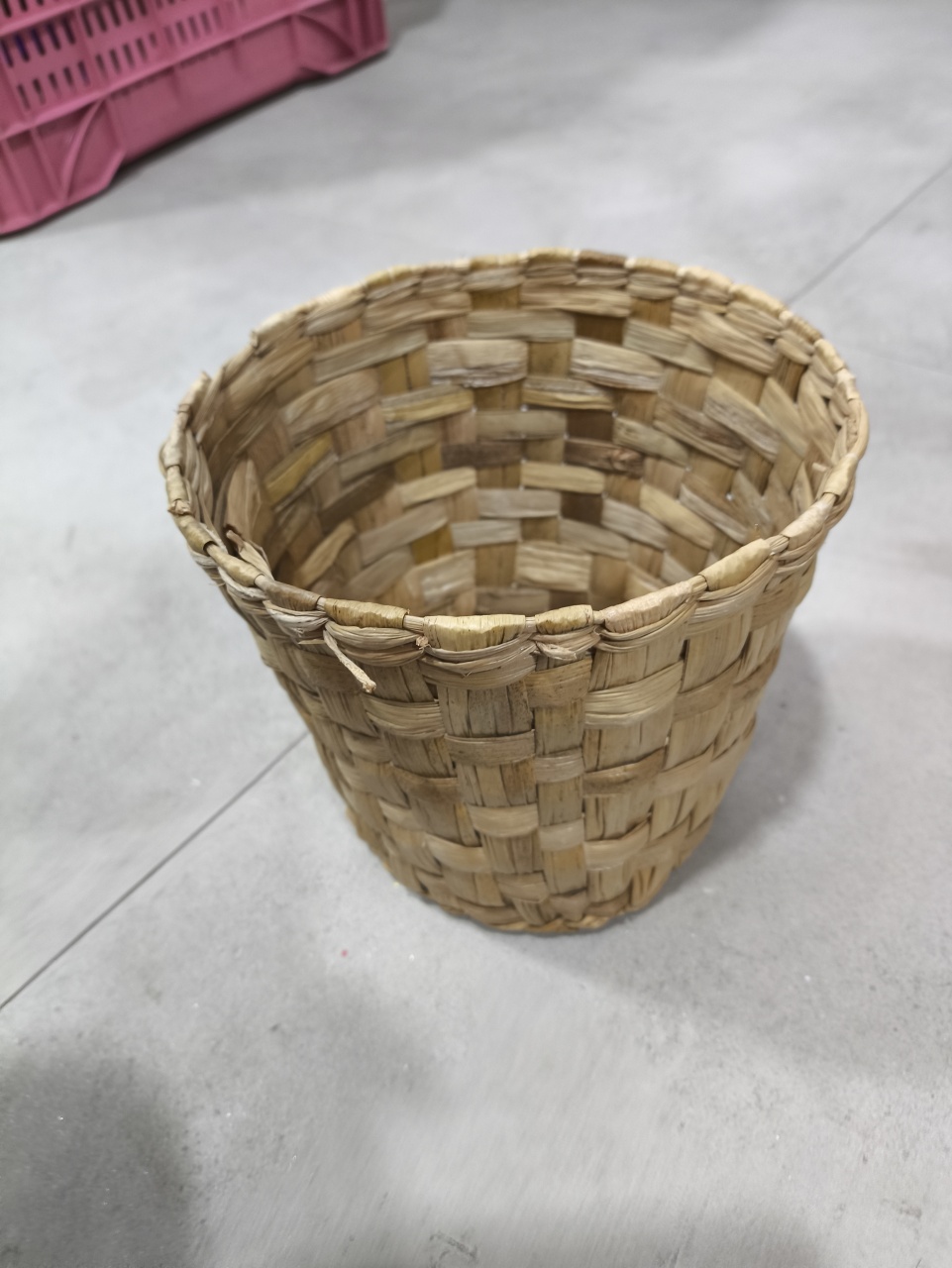 Vaso Cesto de Palha - Baloesfeitosdesonhos 