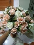 Arranjo de Flores Branca E Rose G - imagem 1