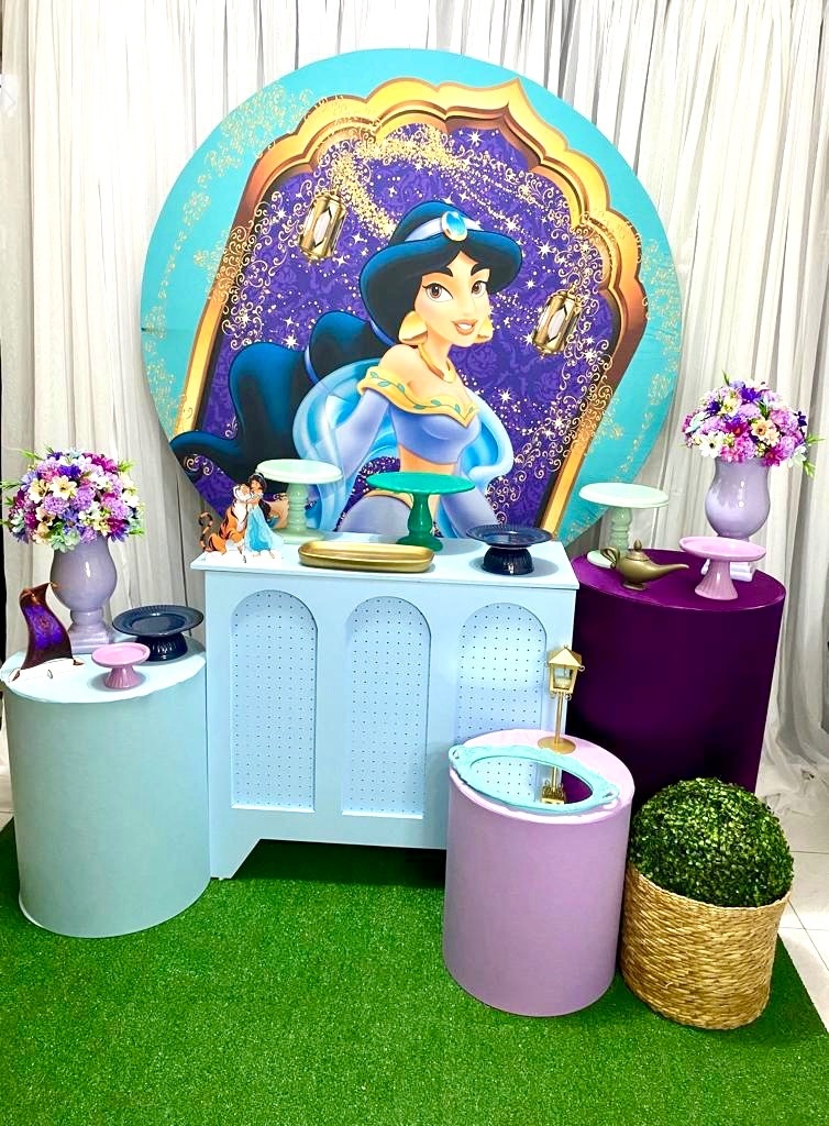 Kit Pegue Monte Esmeralda - Princesa Jasmine - i9festas
