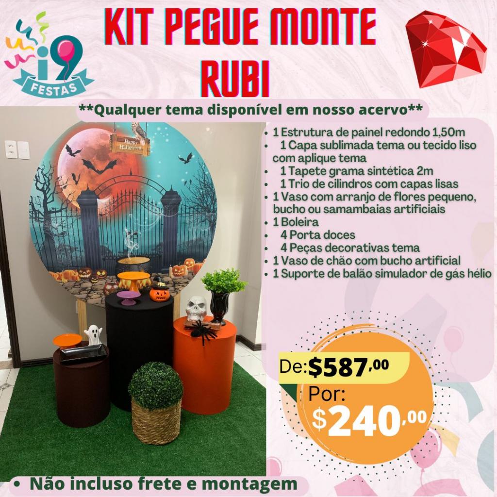 Kit Pegue Monte Rubi - Halloween - i9festas