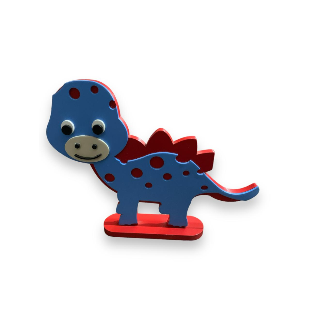 Display de Dino Baby 3D - Azul - Azul - i9festas