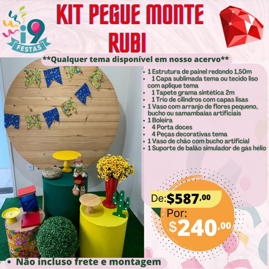 Kit Pegue Monte Rubi - Arraial - i9festas