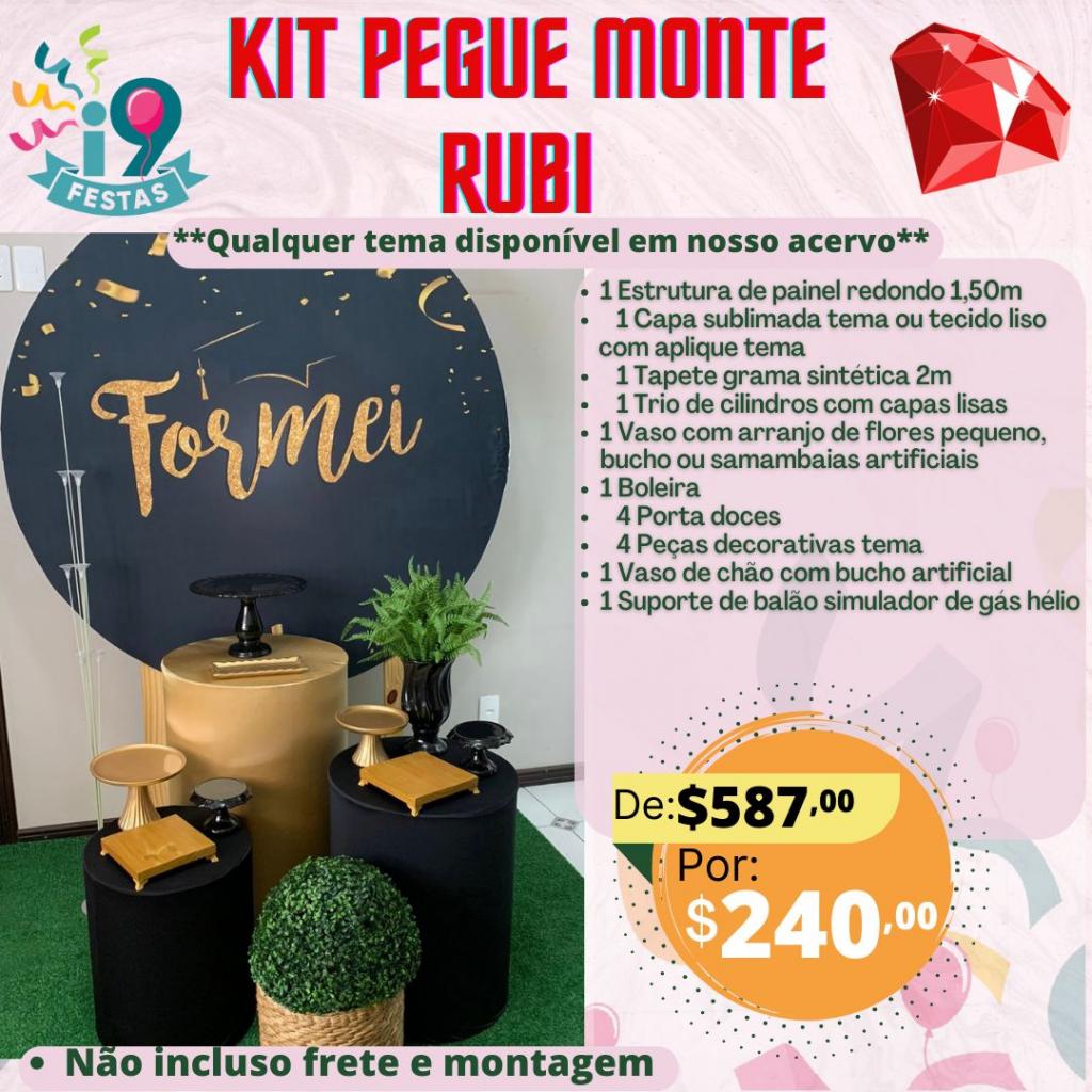 Kit Pegue Monte Rubi - Formei - i9festas