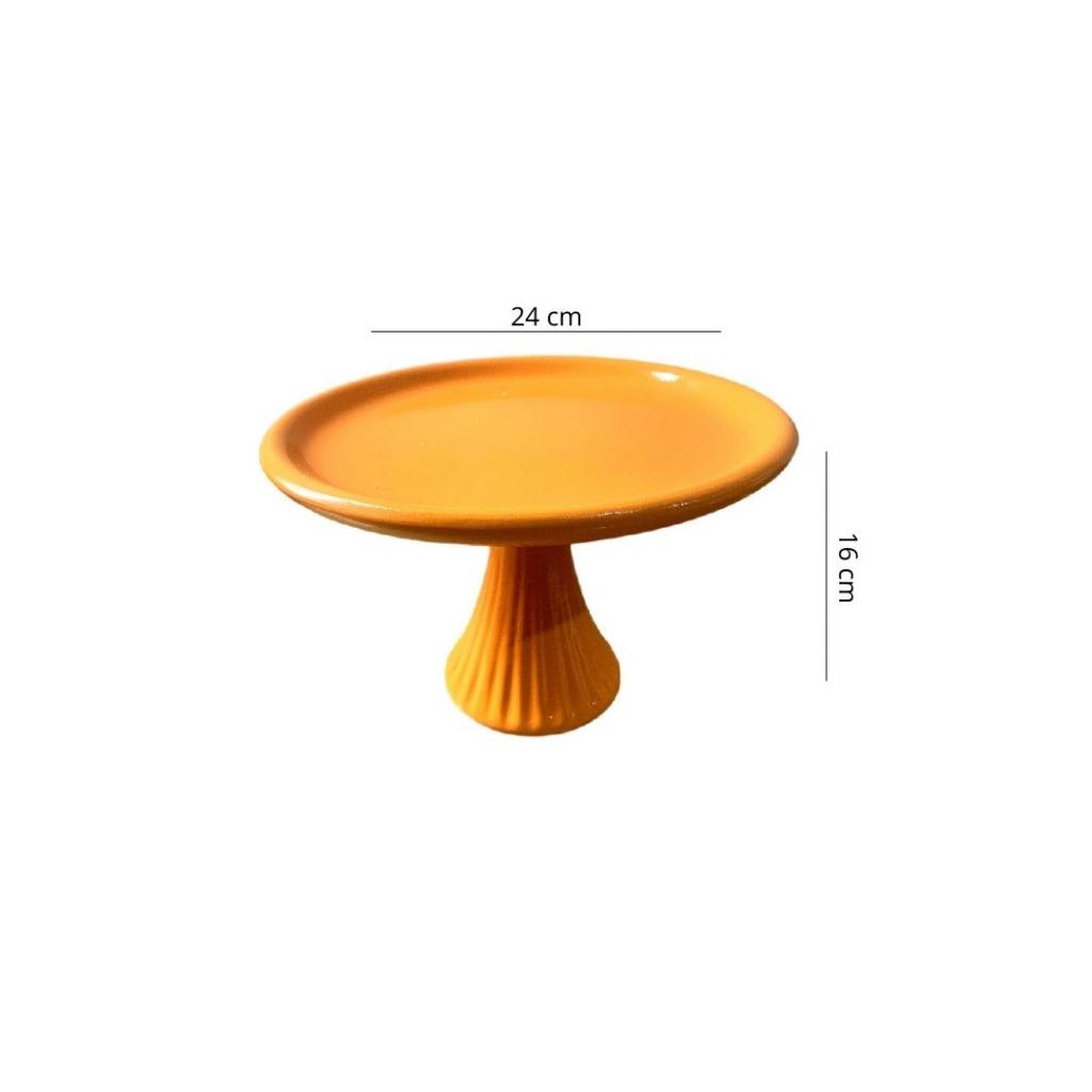 Porta Doce Laranja M - Laranja - i9festas