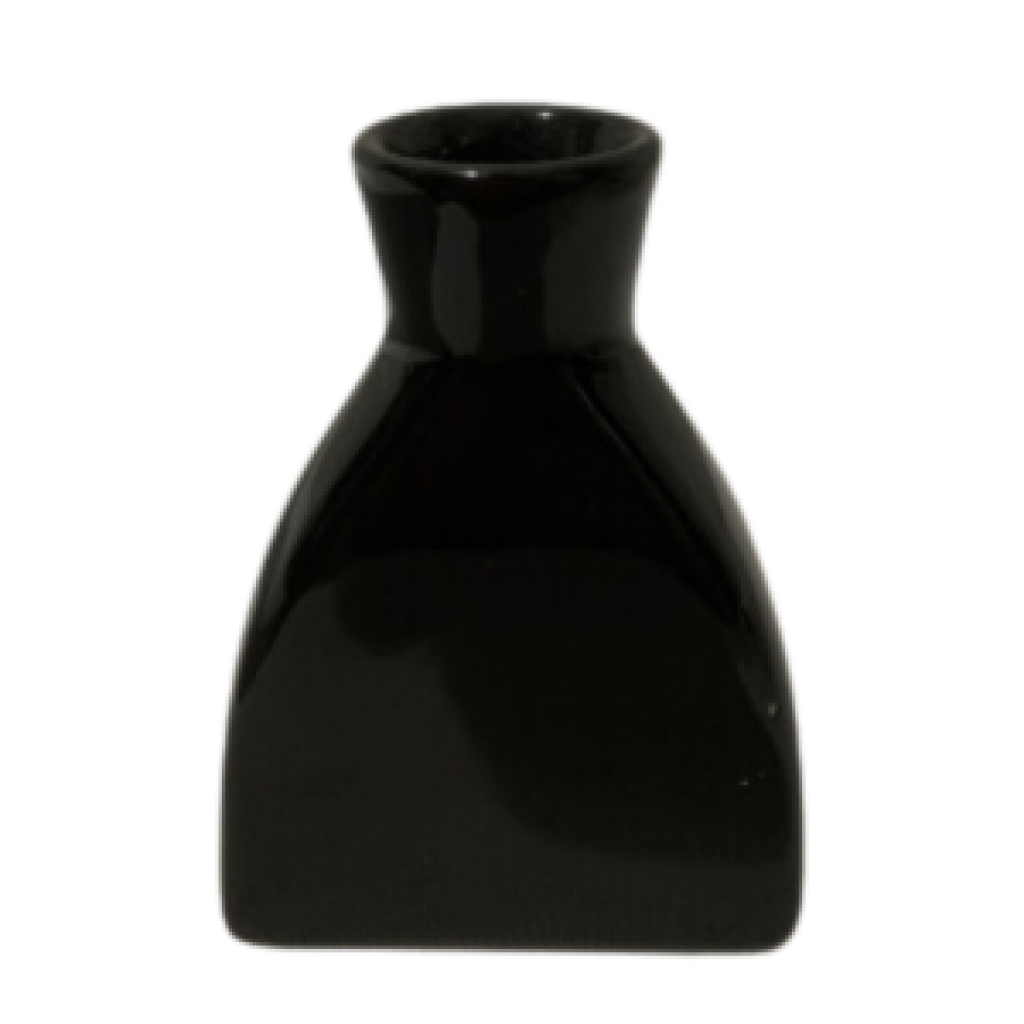 Mini Vaso Triângulo Preto - Preto - i9festas