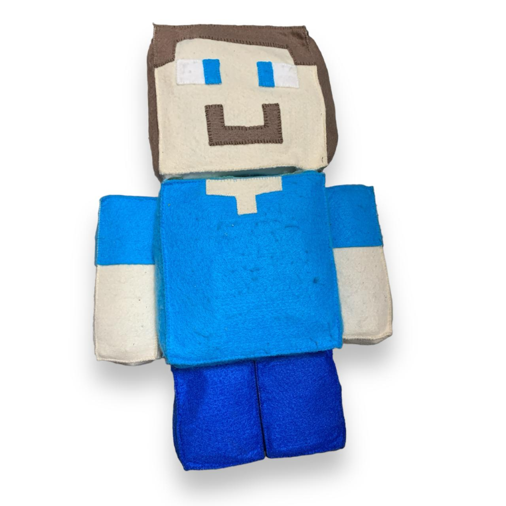 Minecraft | Steve - Azul - i9festas