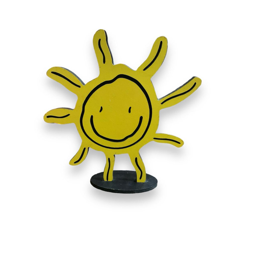 Sol Mdf - Amarelo - i9festas