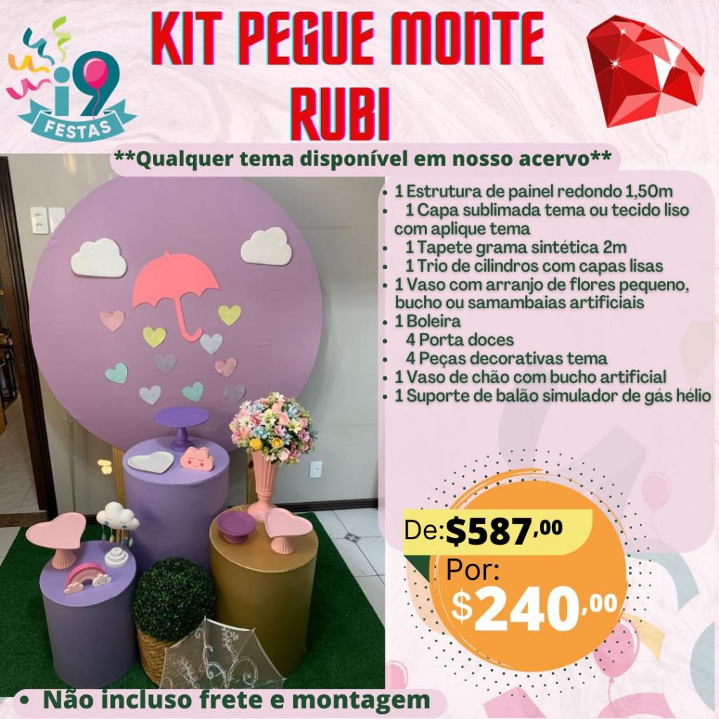 Kit Pegue Monte Rubi - Chuva de Amor - i9festas