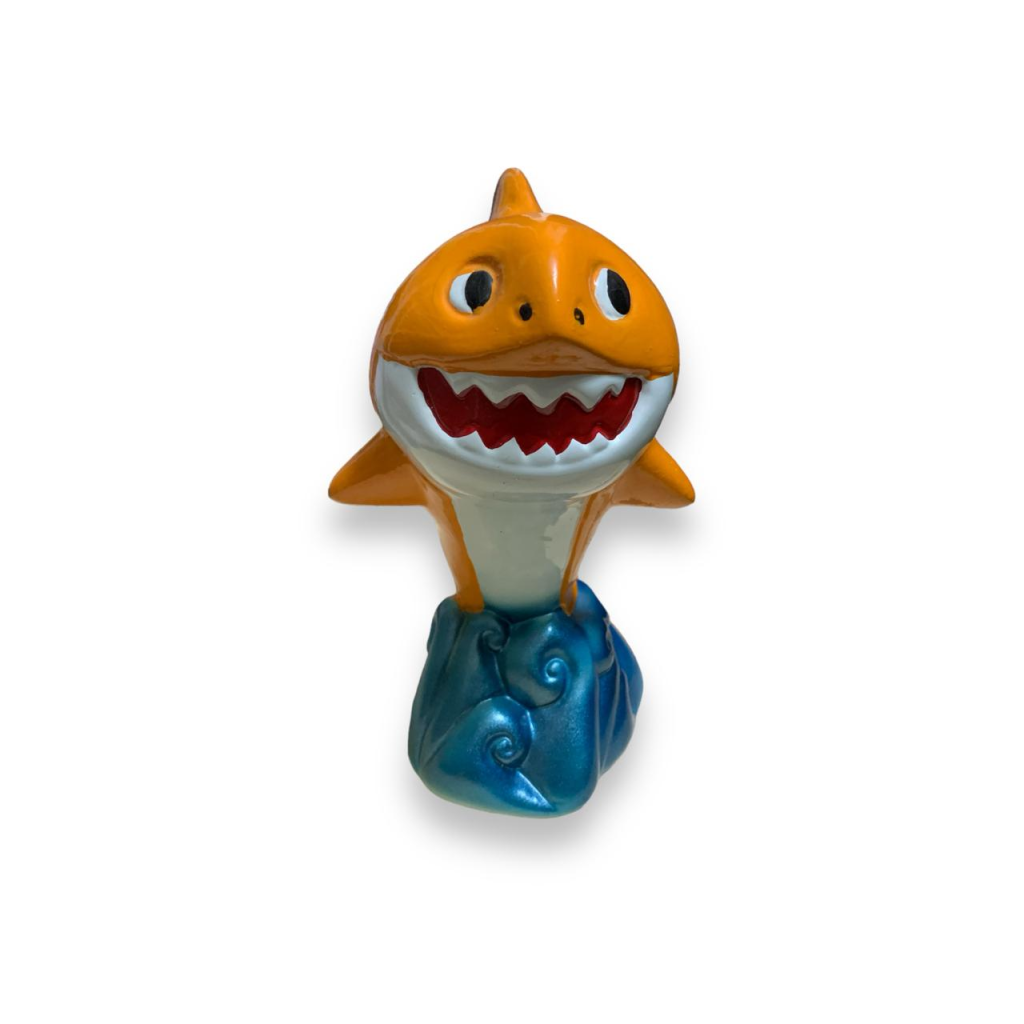 Baby Shark de Cerâmica - Laranja - Laranja - i9festas