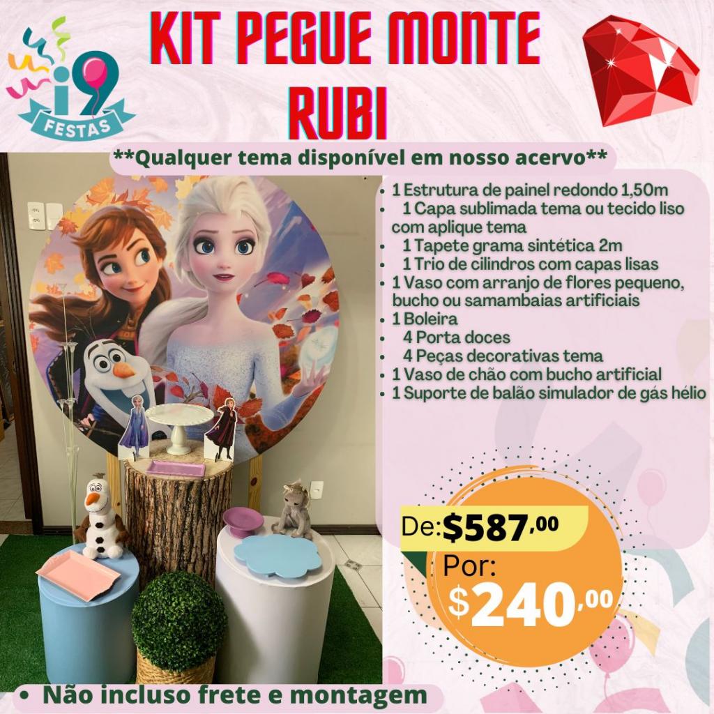 Kit Pegue Monte Rubi - Frozen - i9festas