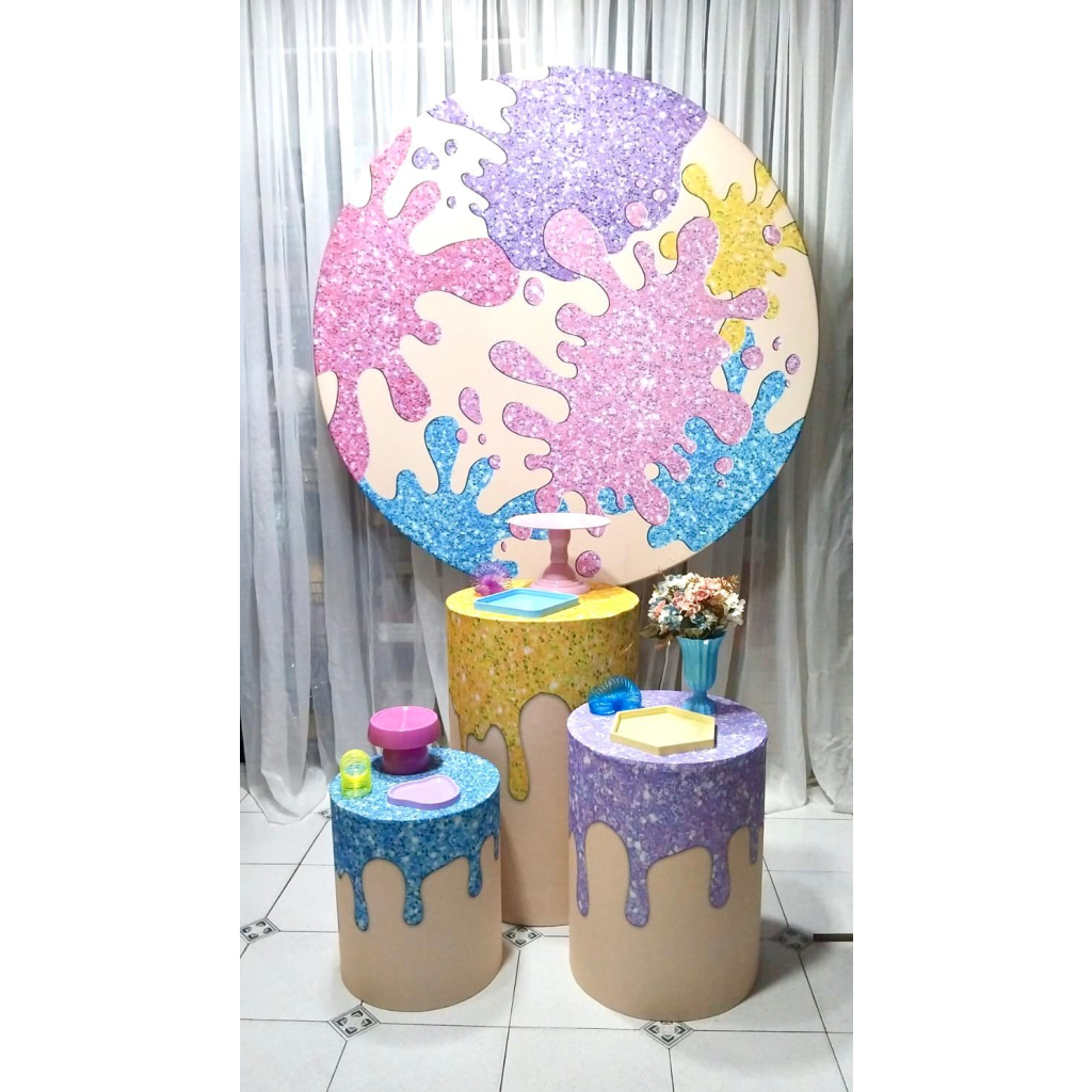 Kit Pegue Monte Pérola - Slime - i9festas