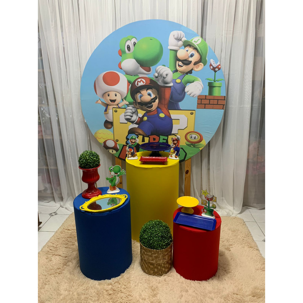 Kit Pegue Monte Rubi - Super Mario - i9festas