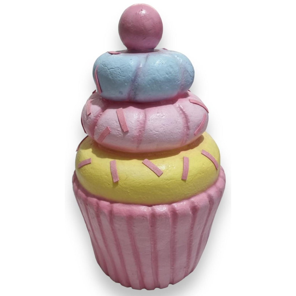 Cupcake Gigante Escultura de Isopor - i9festas