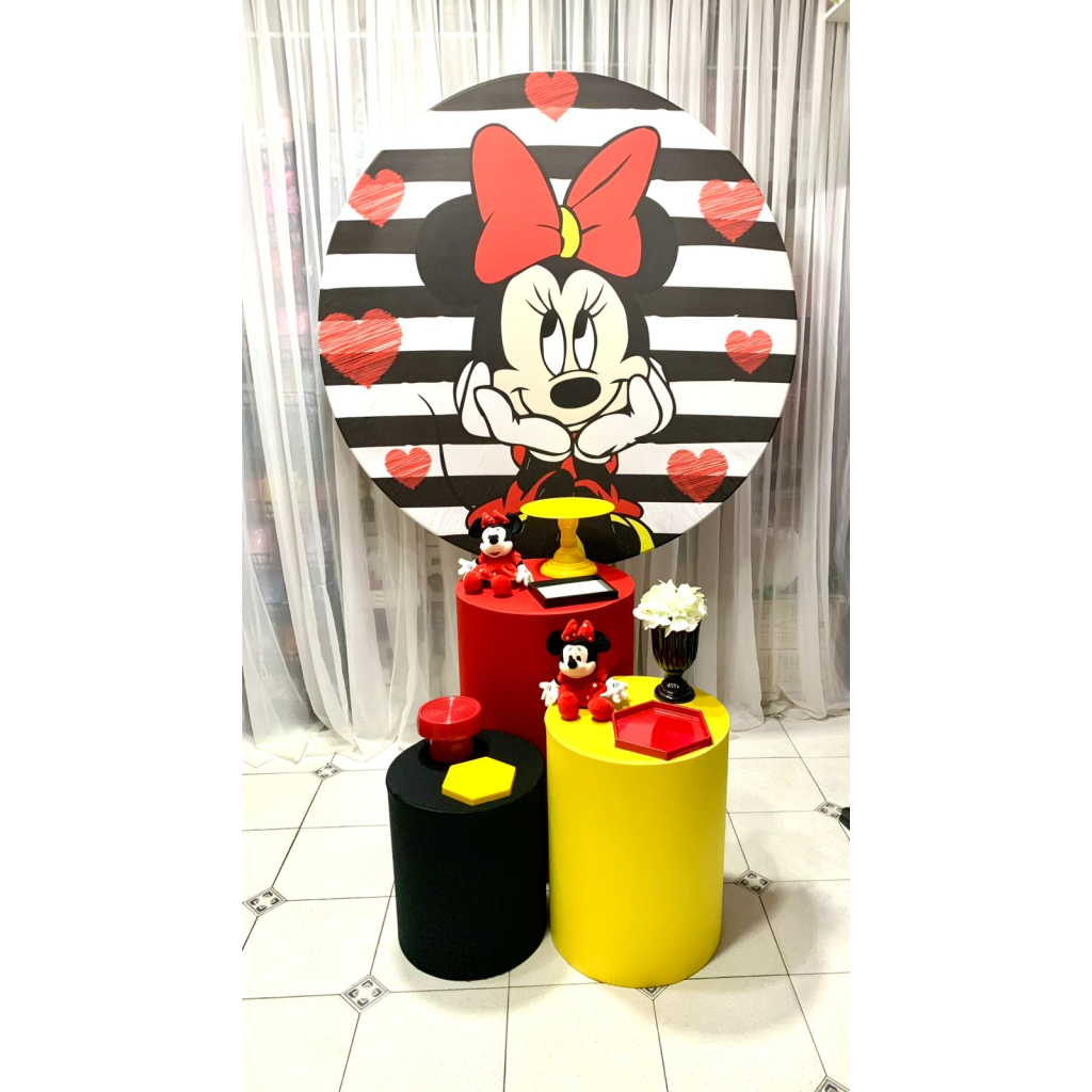 Kit Pegue Monte Pérola - Minnie Vermelha - i9festas