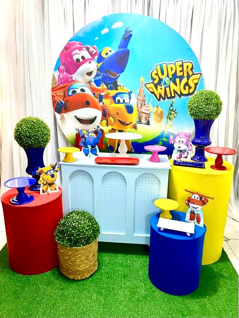 Kit Pegue Monte Esmeralda - Super Wings - i9festas