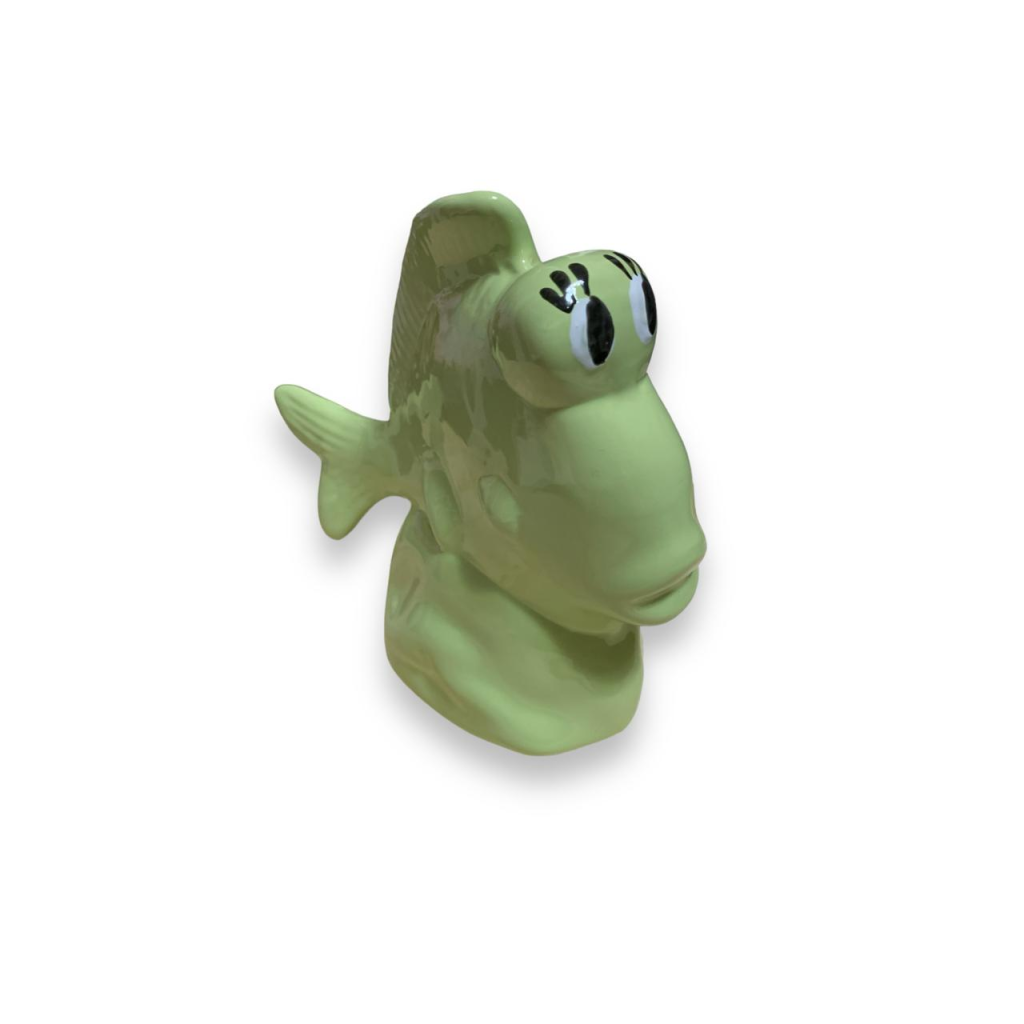 Peixe de Cerâmica - Verde - Verde - i9festas