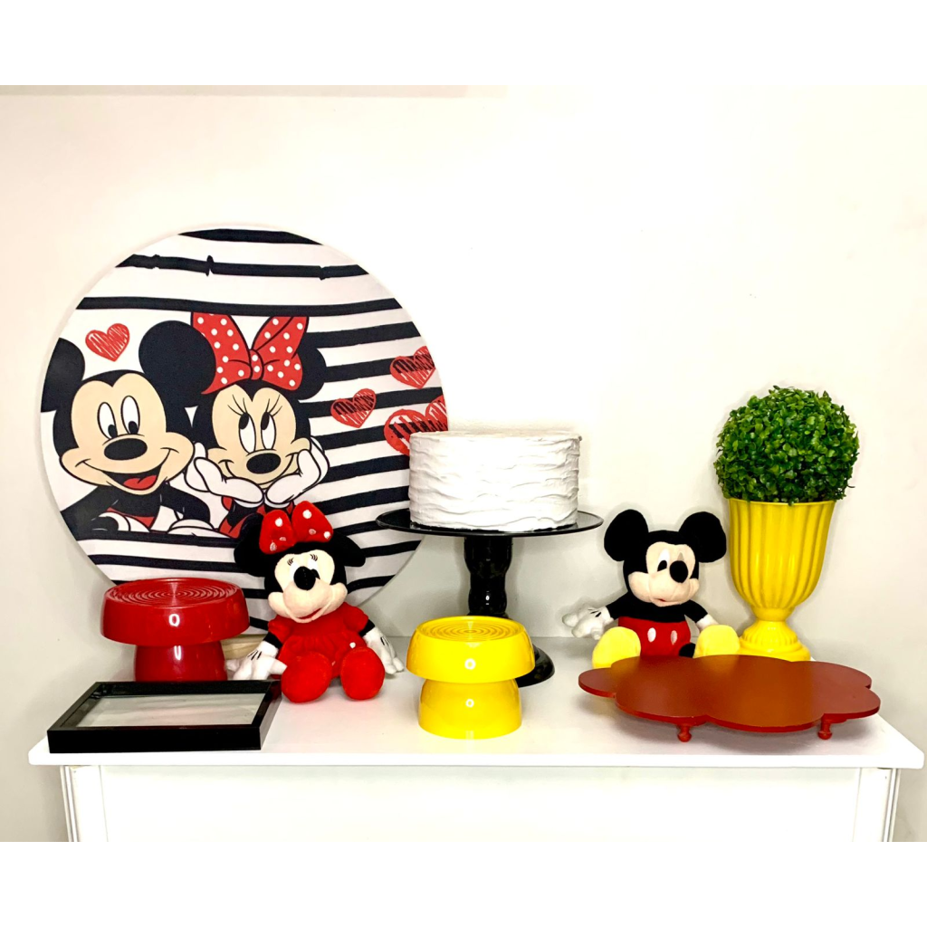 Kit Pegue Monte Mini Festa - Minnie E Mickey - i9festas