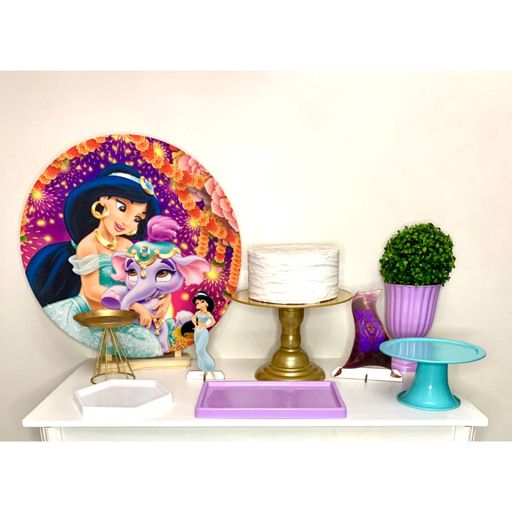 Kit Pegue Monte Mini Festa - Jasmine - i9festas