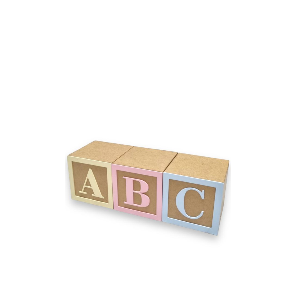 Cubos Abc - 15Cm - i9festas