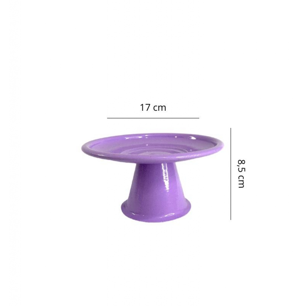 Porta Doce Metal Roxo P - Roxo - i9festas