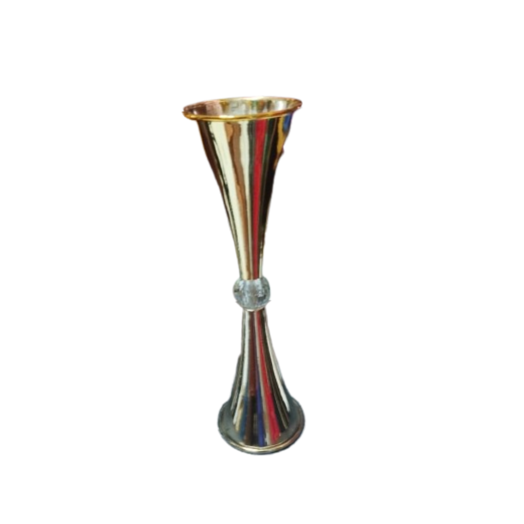 Vaso de Luxo Com Pedra - Dourado - i9festas