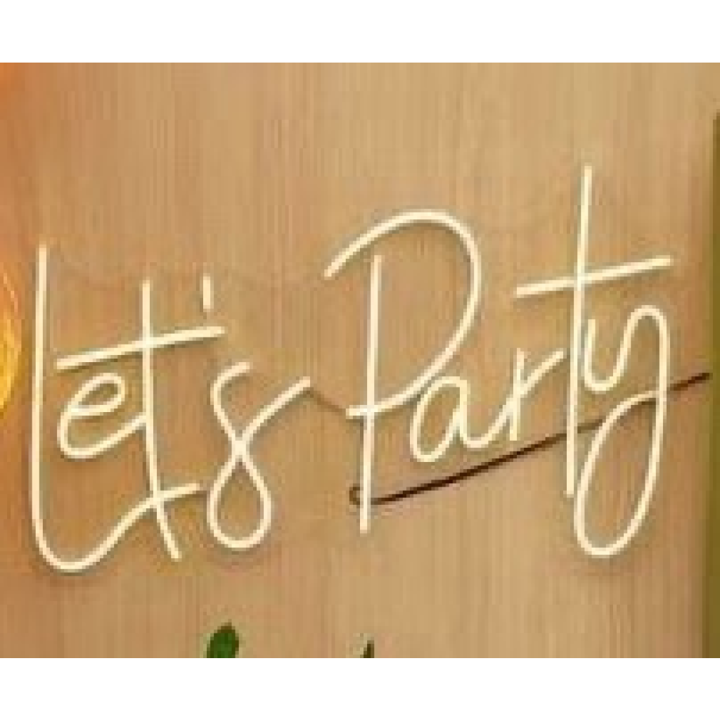 Luminoso Em Led Grande Lets Party - i9festas