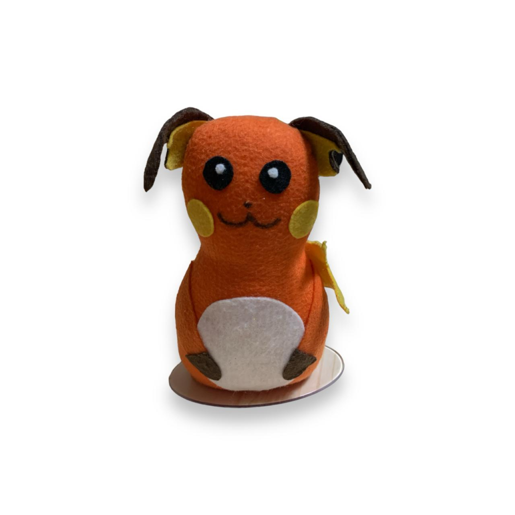 Pokémon | Raichu (Feltro) - Laranja - i9festas