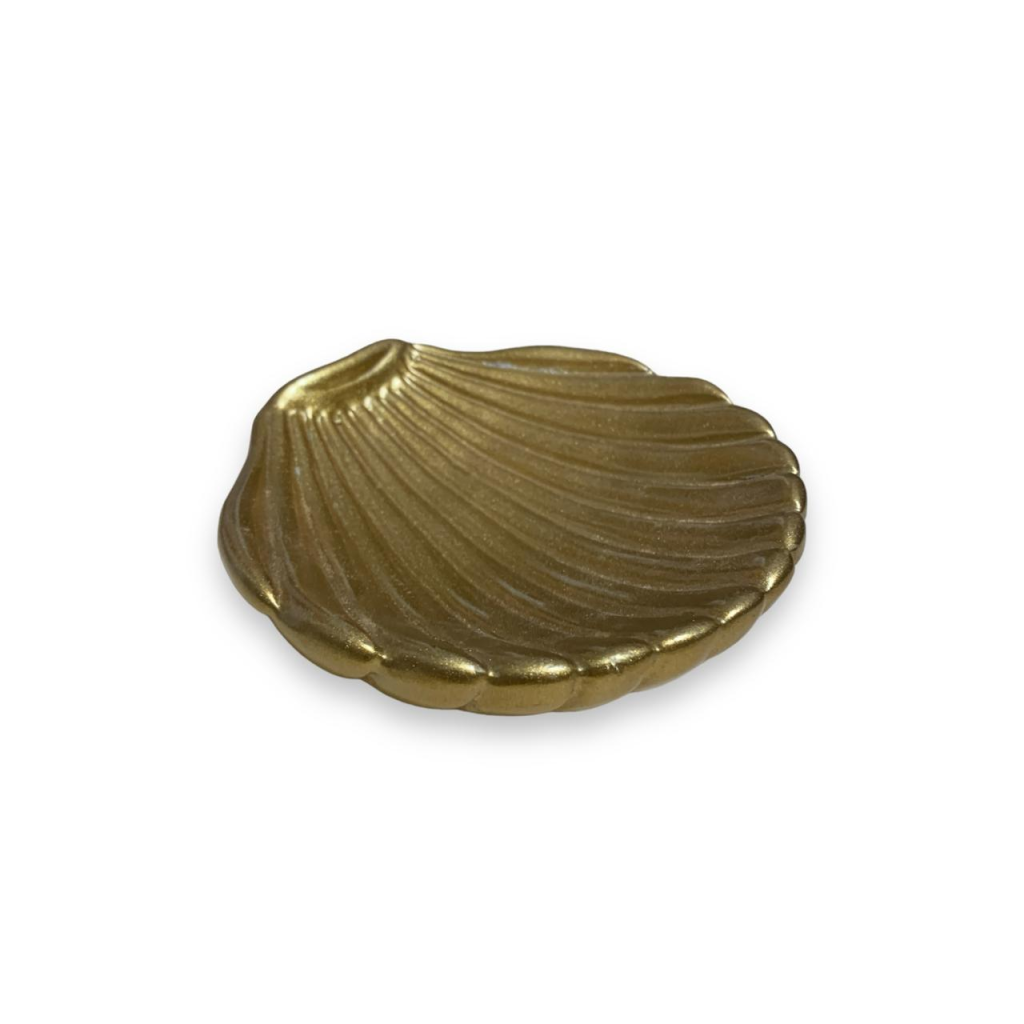 Concha de Cerâmica - Dourado - Dourado - i9festas
