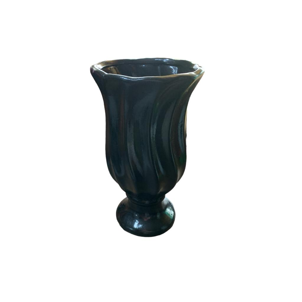 Vaso Torcido M - Preto - Preto - i9festas