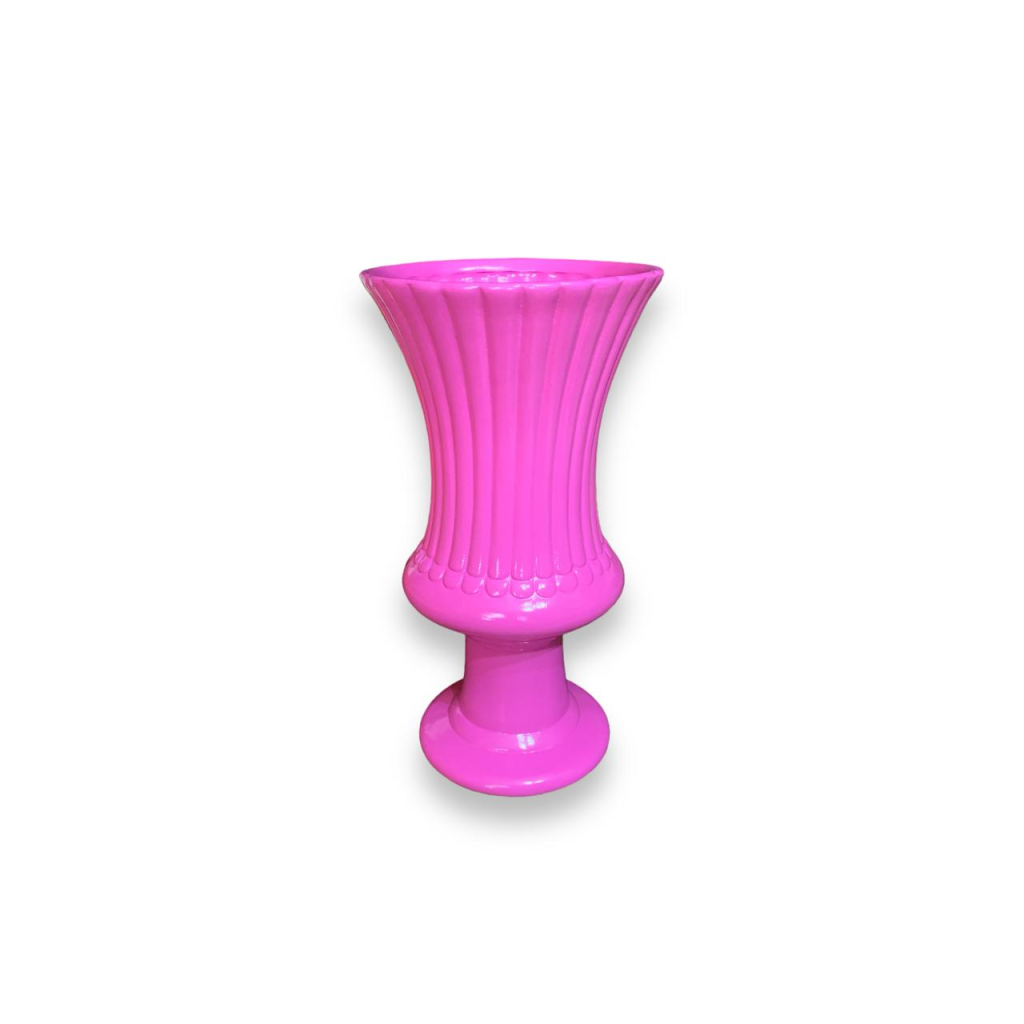 Vaso Imperial M - Rosa Barbie - Rosa Chiclete - i9festas