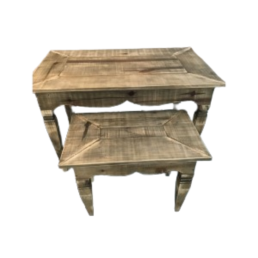 Mesa Rustica Com Aparador 1,30M - i9festas