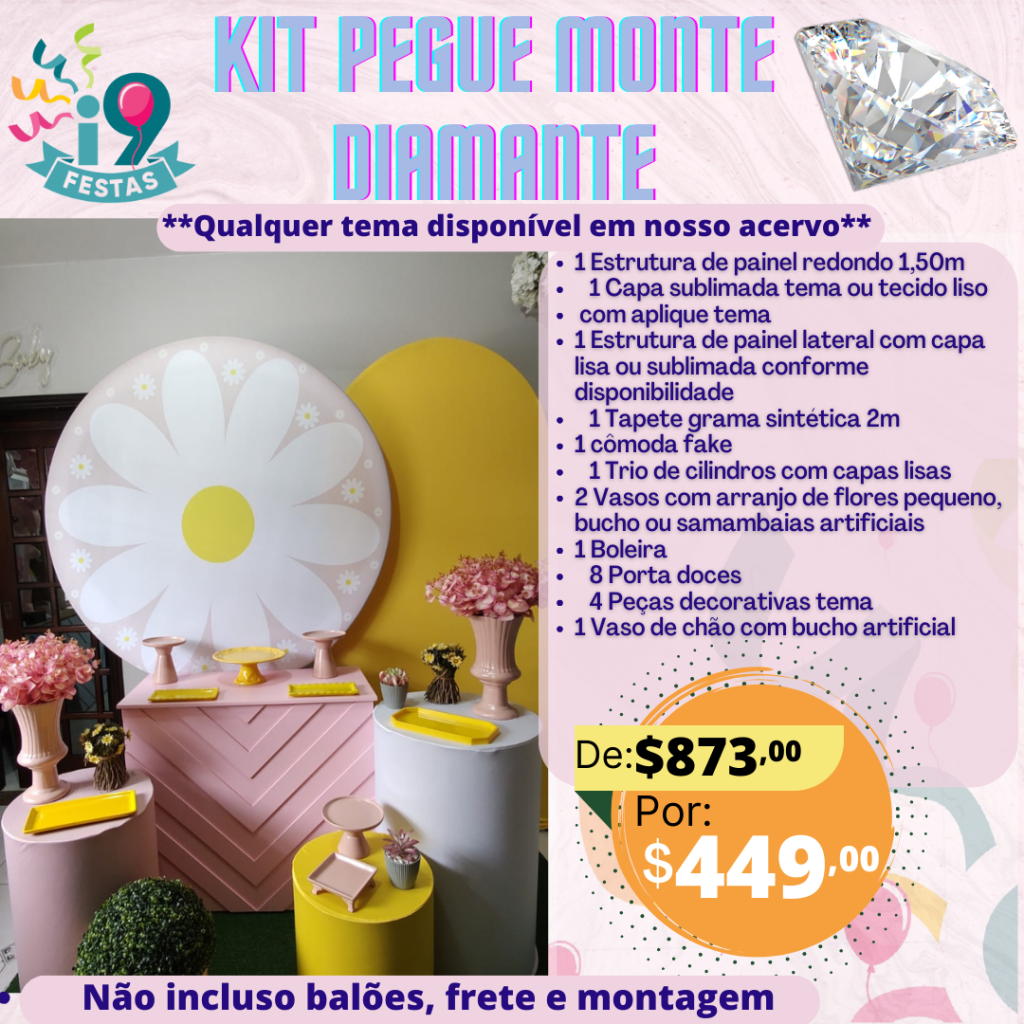 Pegue Monte Diamante - Margaridas - i9festas