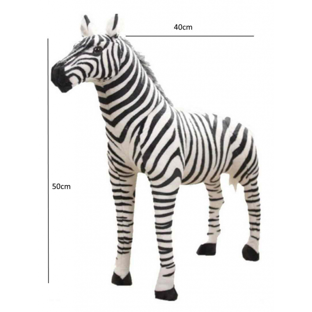 Zebra de Pelúcia 40Cm - i9festas