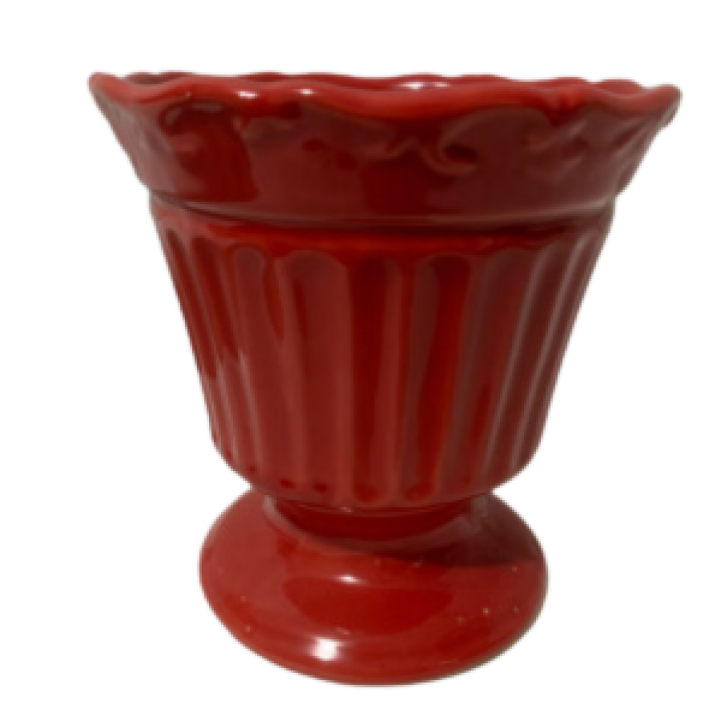 Mini  Vaso Romano Vermelho Pp - i9festas