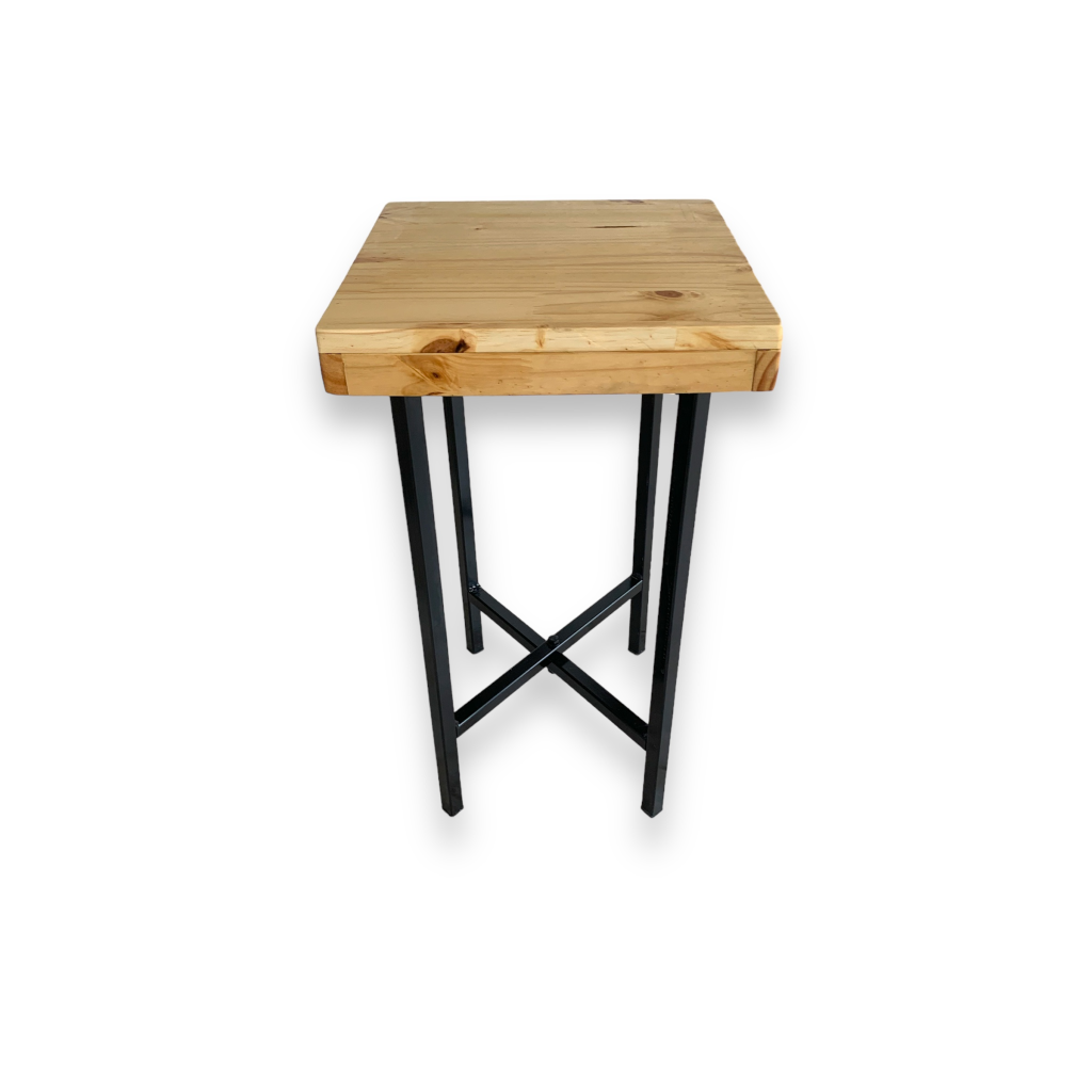 Mesa Industrial Desmontável Preta P - Preto - i9festas