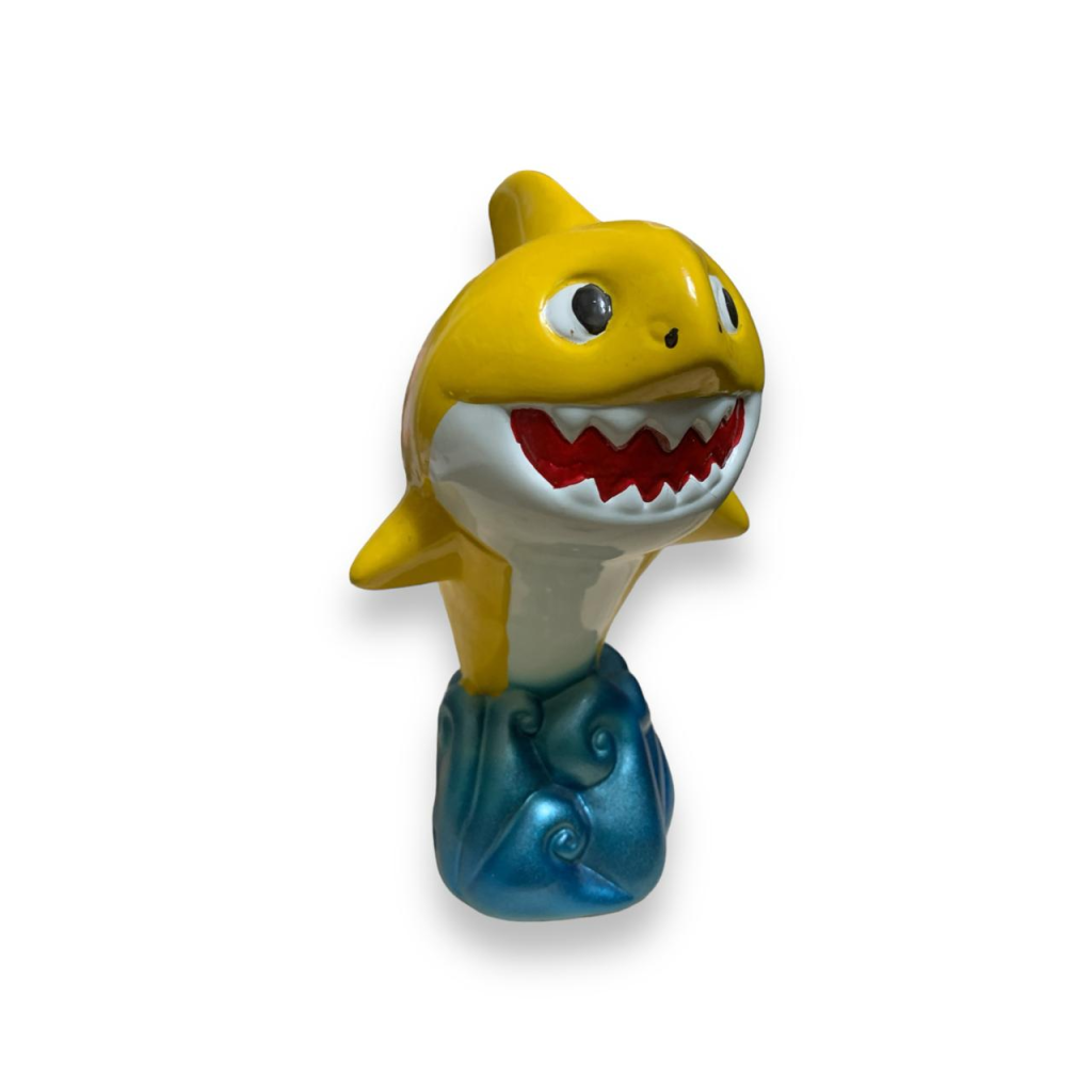 Baby Shark de Cerâmica - Amarelo - Amarelo - i9festas