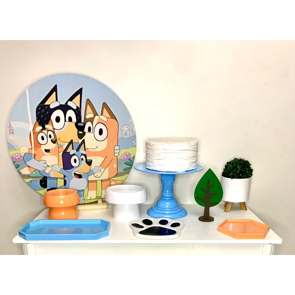 Kit Pegue Monte Mini Festa - Bluey - i9festas