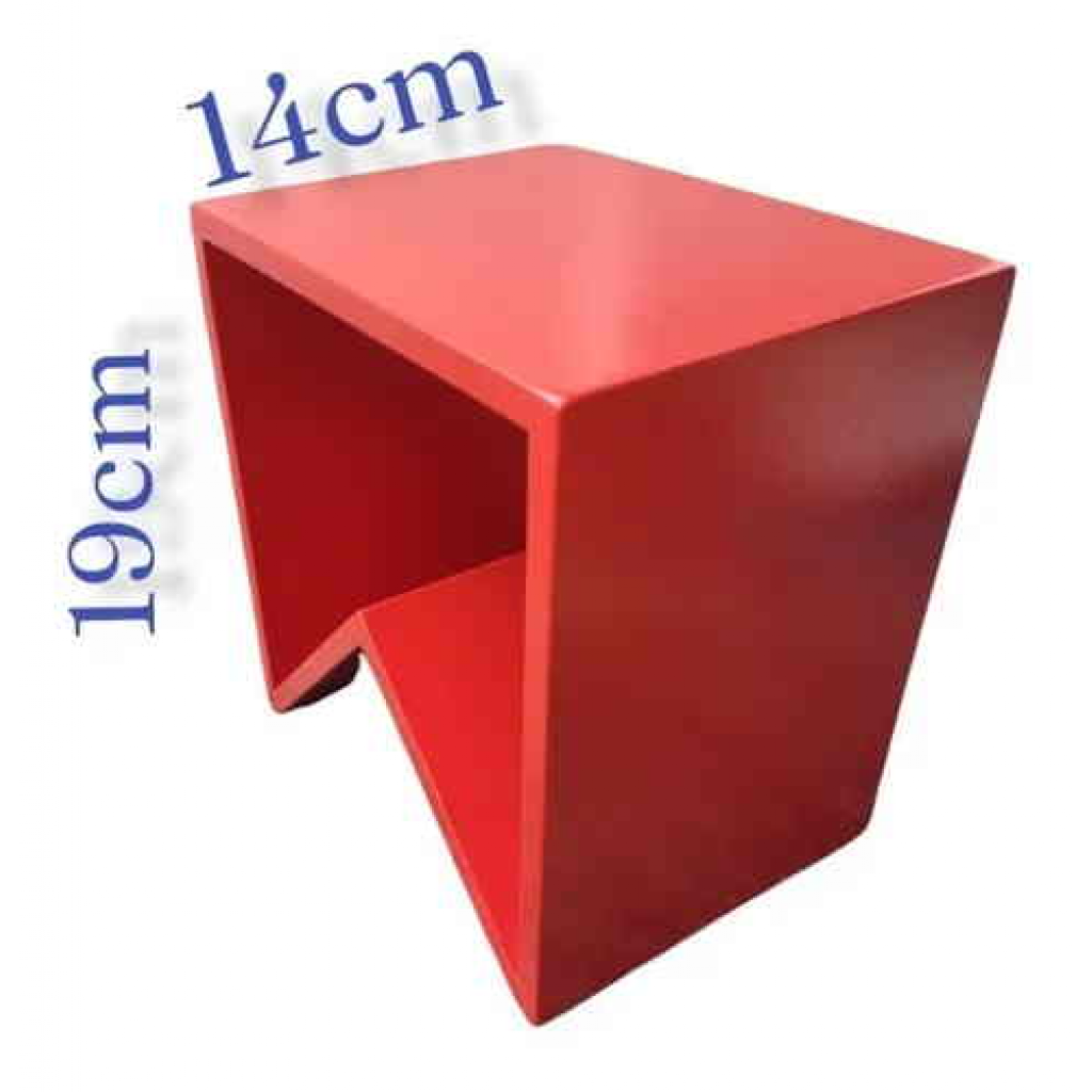 Banco Bandeirola Vermelha Mdf - Vermelho - i9festas