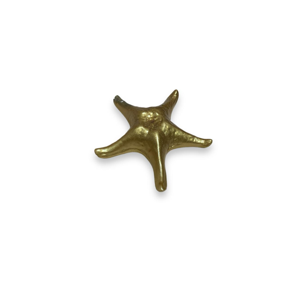 Estrela Do Mar de Cerâmica - Dourado - Dourado - i9festas