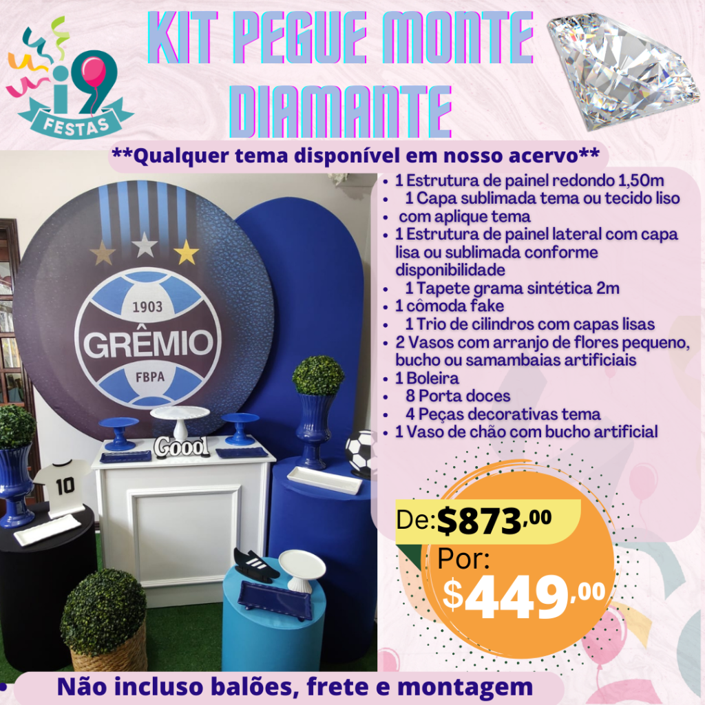 Pegue Monte Diamante - Grêmio - i9festas