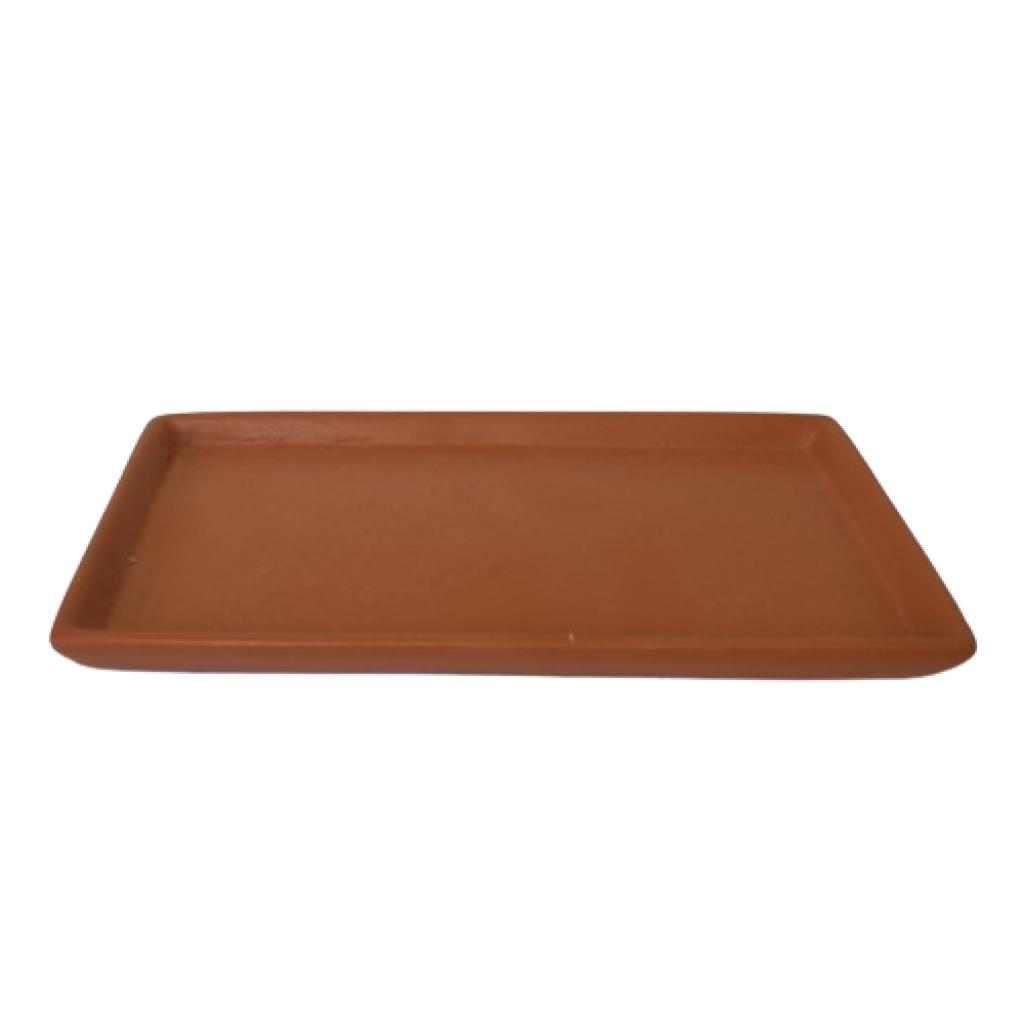 Bandeja Retangular Lisa - Terracota - Terracota - i9festas