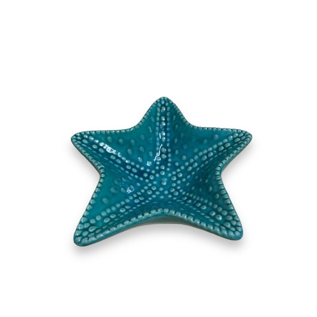 Estrela Do Mar de Cerâmica Trabalhada Tipo Bol - Tiffany - Tiffany - i9festas
