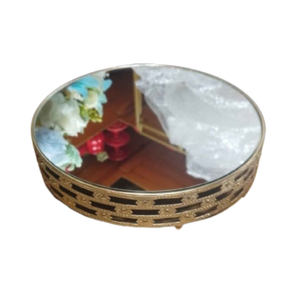 Boleira Diamond Luxo - Dourado - i9festas
