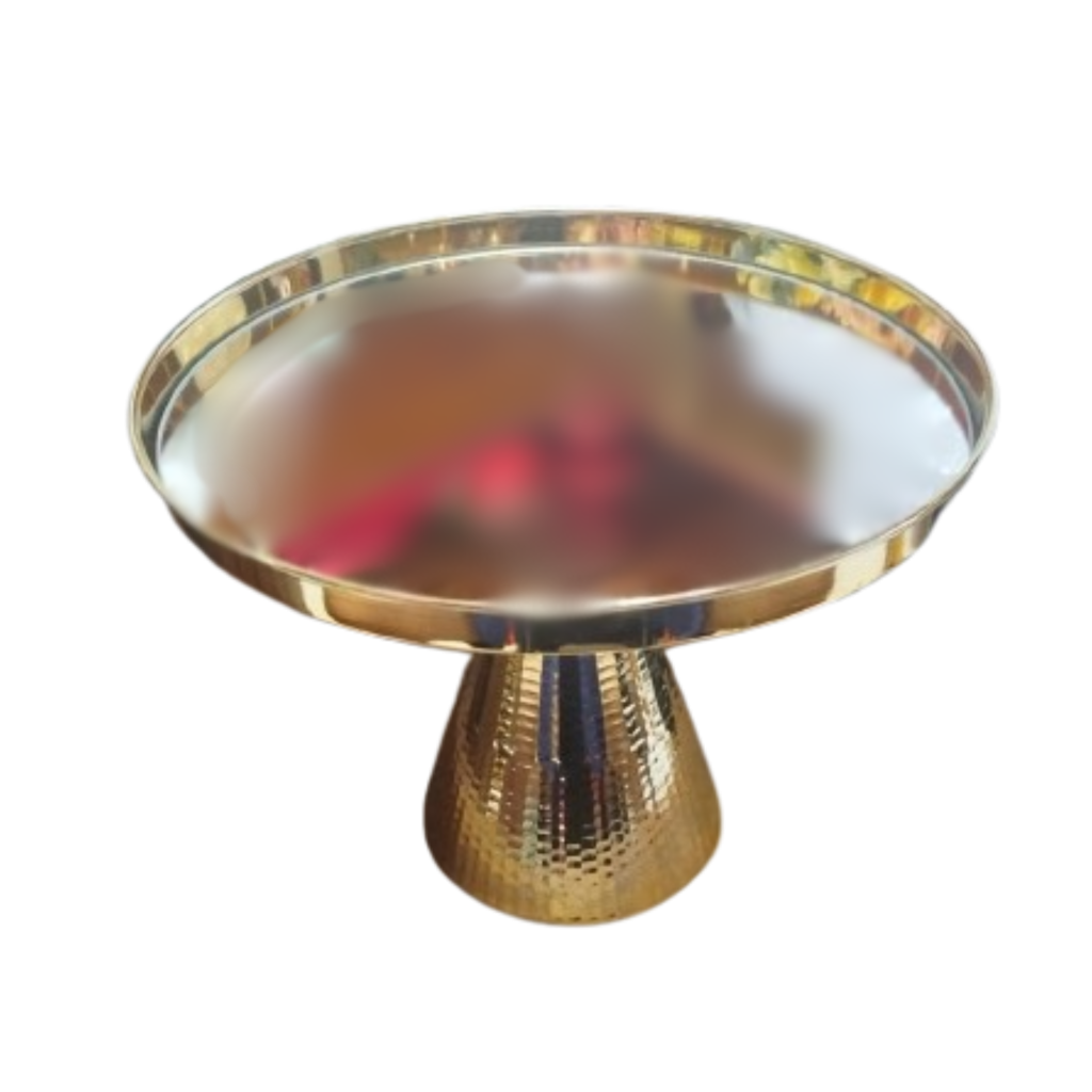 Boleira Cone Luxo M - Dourado - i9festas