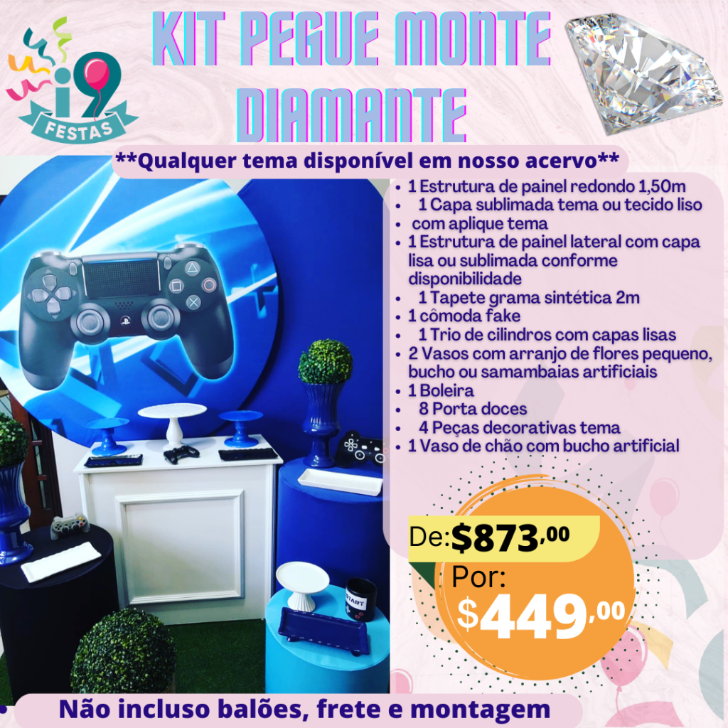 Pegue Monte Diamante - Playstation - i9festas