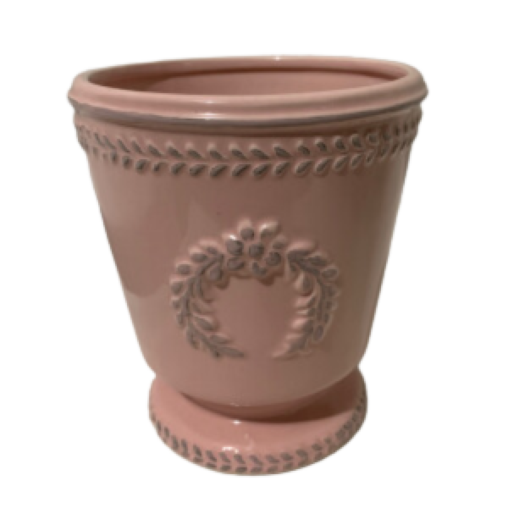 Mini  Vaso Romano Rosa Bebê Pp - i9festas