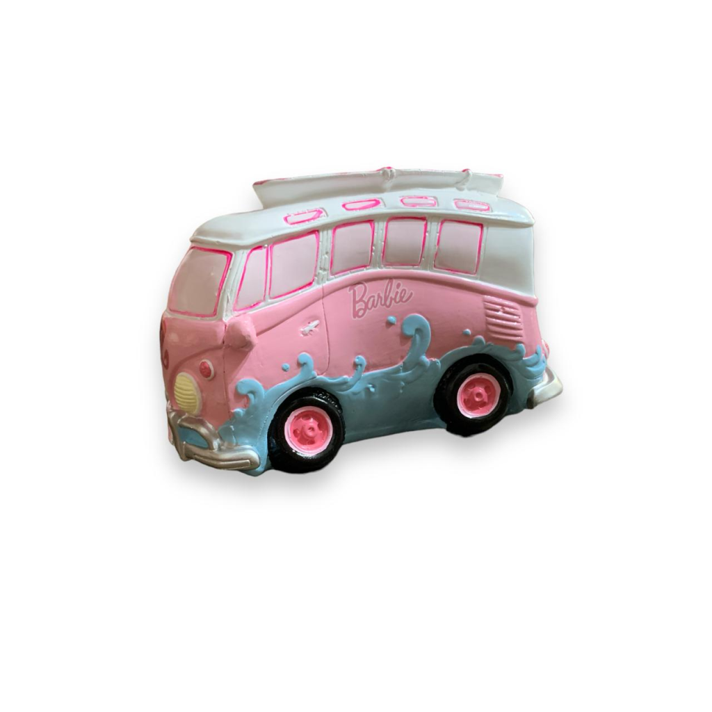 Kombi de Cerâmica da Barbie - Rosa - i9festas