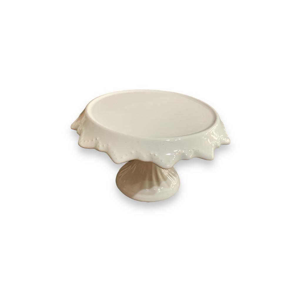 Porta Doces Babado P - Branco - Branco - i9festas