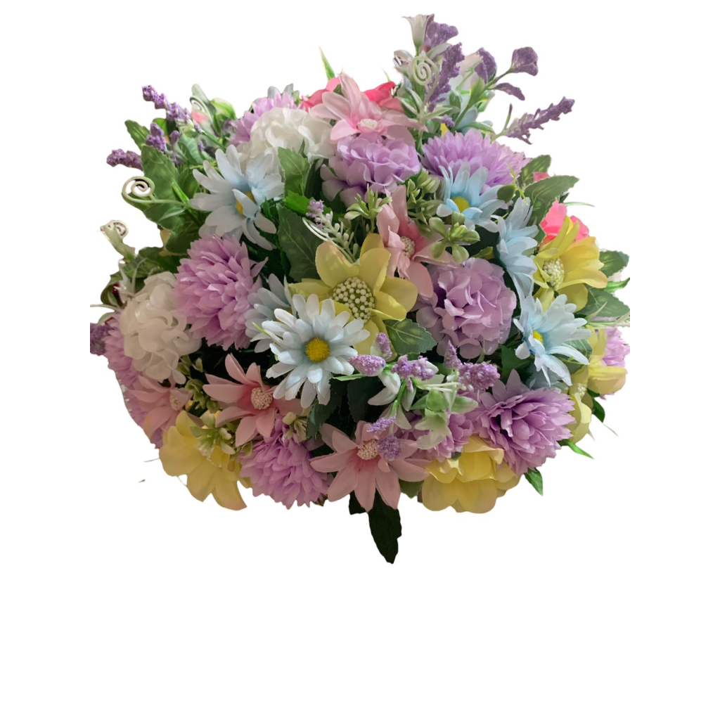 Arranjo de Flores Artificiais Pequeno Candy Color Lilás - Lilás ,Candy Color - i9festas