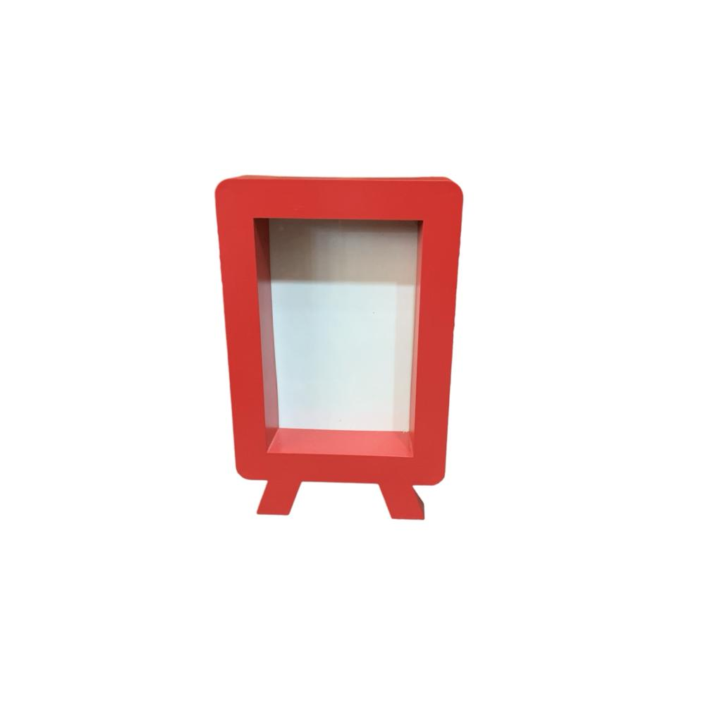 Quadrinho 3D - Vermelho - Vermelho - i9festas